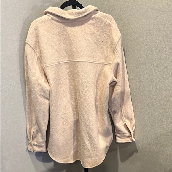 Hilary Radley Cream Button-Up shacket - Picture 3 of 3